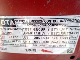 2014 TOYOTA RAV4, XLE, RED, 2.5L, AT, AWD,  Z25008